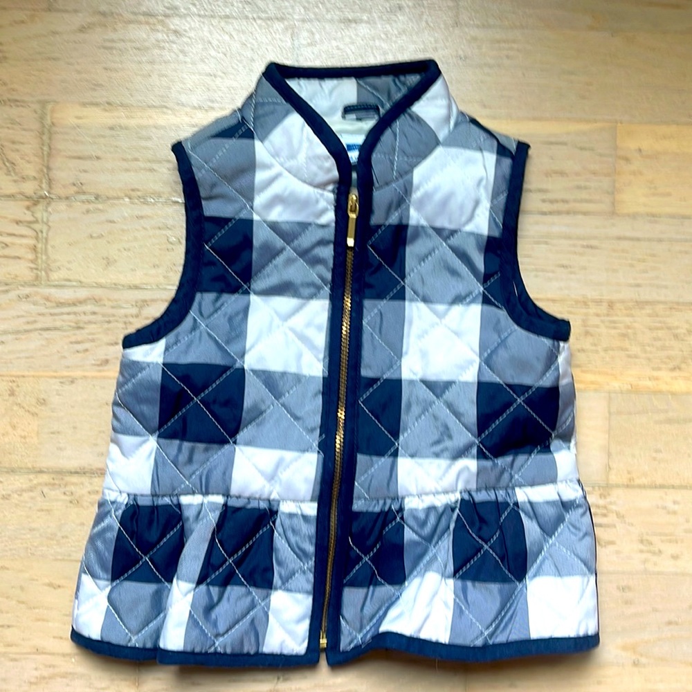EUC Janie & Jack plaid vest